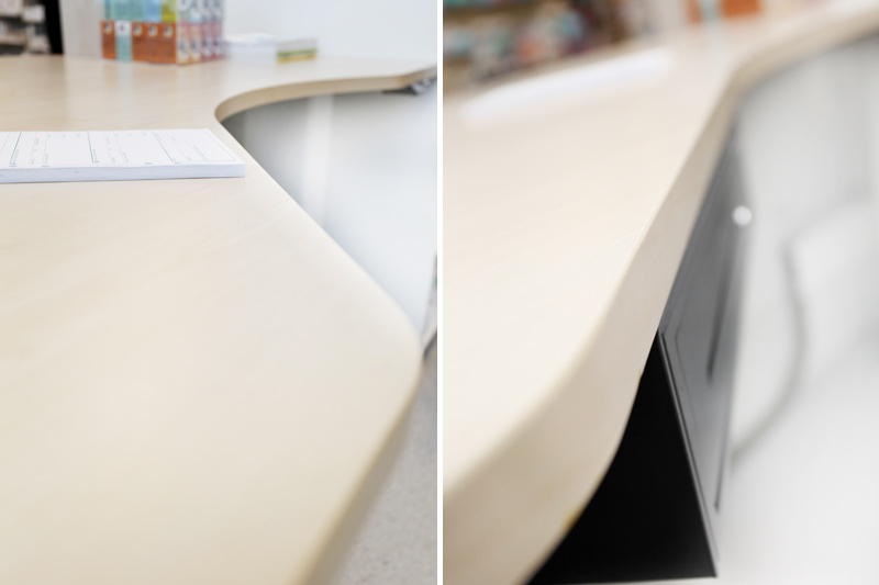 receptionsdiskar detalj