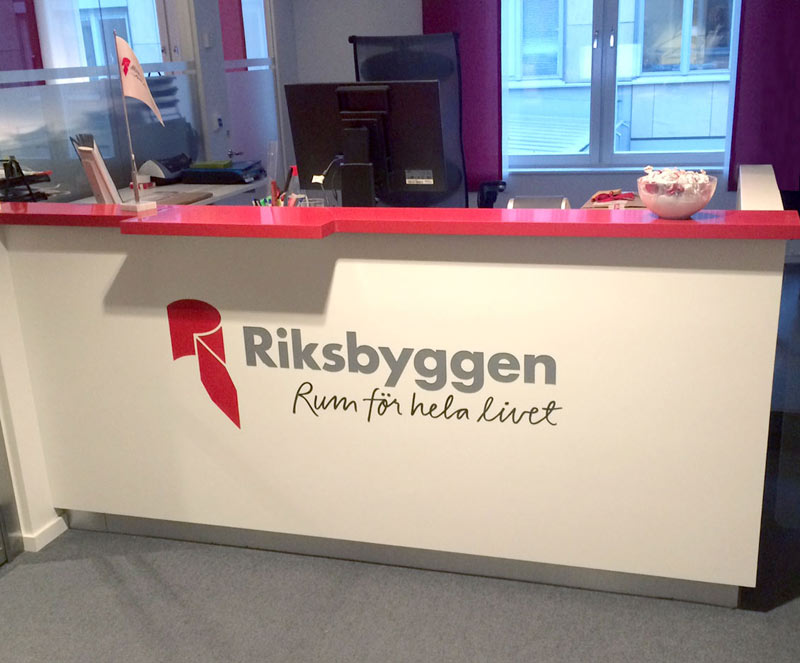 reception corian riksbyggen